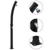 vidaXL Aurinkovoimasuihku 214 cm 20 l musta