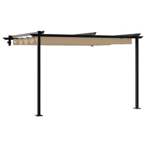vidaXL Huvimaja 300 x 300 x 200 cm Taupe Polyesteri