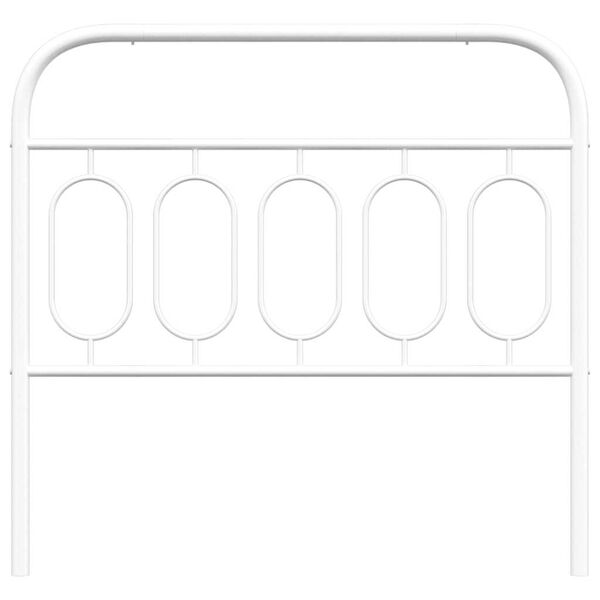 vidaXL Metallinen vaihtop&auml;&auml;ty valkoinen 100 cm