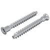 vidaXL Confirmat-ruuvit 2 kpl Hopea &Oslash;7 x 58 mm Metalli