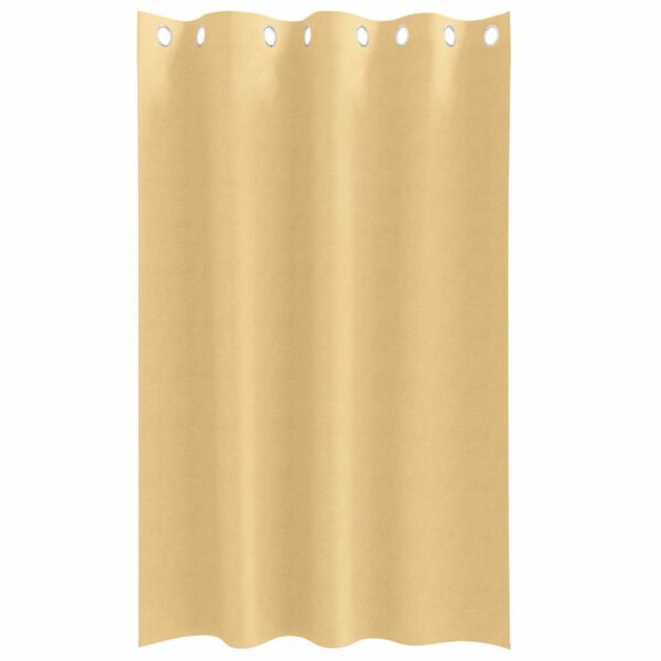 vidaXL Piment&auml;v&auml; verho renkailla 2 pcs Beige 175 x 140 cm Polyesteri