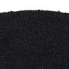 vidaXL Ovimatto musta puolipy&ouml;re&auml; 50x80 cm tuftattu kookos