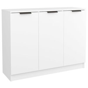 vidaXL Senkki valkoinen 90,5x30x70 cm tekninen puu
