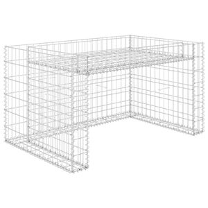 vidaXL Ruoholeikkurin katos korotettu alusta 110x80x60 cm ter&auml;slanka