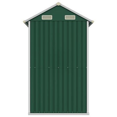 vidaXL Puutarhavaja vihreä 192x152,5x237 cm galvanoitu teräs