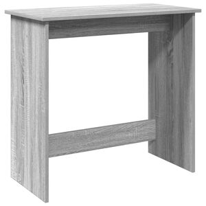 vidaXL Ty&ouml;p&ouml;yt&auml; harmaa Sonoma 80x40x75 cm tekninen puu