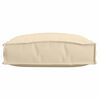 vidaXL Kuormalavatyyny istuimelle 4 pcs Beige 40 x 40 x 8 cm