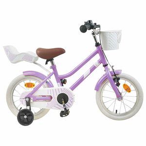 vidaXL Lastenpy&ouml;r&auml; 12 Tuumaa 2-4-vuotiaille Violetti
