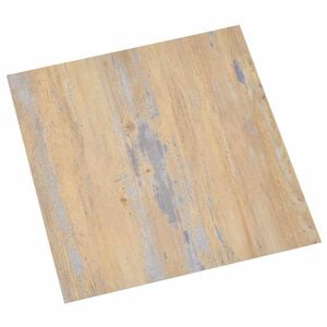 vidaXL Lattialankut 5,11 m&sup2; 55 pcs Polyvinyylikloridi Ruskea ja harmaa