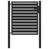 vidaXL Puutarhanportti Lukittava Musta 100x100 cm Alumiini