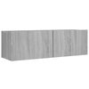 vidaXL 4-osainen TV-kaappisarja harmaa Sonoma tekninen puu