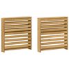 vidaXL K&auml;sinojien moduuli 2 pcs valkoinen 58,5 x 10 x 61 cm