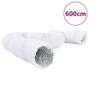 vidaXL Ilmanvaihtokanava alumiini ja PVC 6 m &Oslash;15 cm