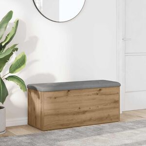 vidaXL S&auml;ilytyspenkki Artisan Oak 102x42x45 cm Puu