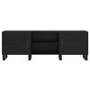 vidaXL TV-kaappi Musta tammi. 150 x 30 x 50 cm Tekninen puu