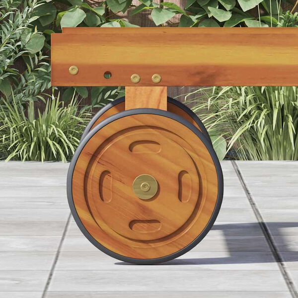 vidaXL Avaruuspy&ouml;r&auml;t 2 pcs Ruskea 20.5 x 20.5 x 2 cm Tihe&auml; akasiapuu