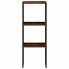 vidaXL kirjahylly Pinottava savustettu tammi 30x30x80 cm tekninen puu