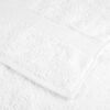 vidaXL Vieraiden pyyhe SOLUND Valkoinen Puuvilla