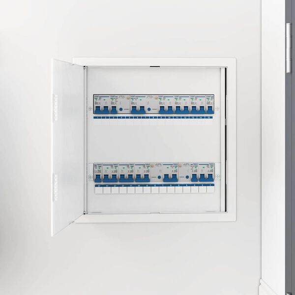 vidaXL P&auml;&auml;sypaneelit Valkoinen 40 x 40 cm ABS-muovi