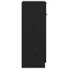 vidaXL Kylpyhuonekaappi Musta tammi 32 x 34 x 90 cm Tekninen puu