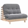vidaXL Futon vuodesohva patjalla 100x206x11 cm t&auml;ysi m&auml;nty