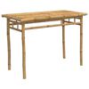 vidaXL Ulkoruokap&ouml;yt&auml; 110x55x75 cm bambu