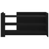 vidaXL Sohvapöytä musta 100x50x50 cm tekninen puu