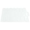 vidaXL Koristeelliset tarrat 10 pcs Valkoinen 30 x 30 x 0,8 cm