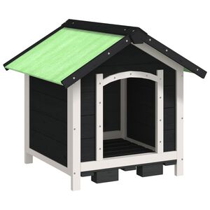 vidaXL Koirankoppi harmaa 65x65x61,5 cm t&auml;ysi m&auml;nty