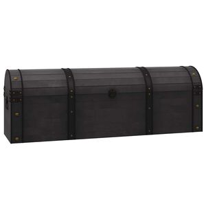 vidaXL S&auml;ilytysarkku massiivipuu vintagetyyli 120x30x40 cm