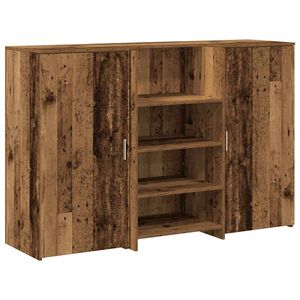 vidaXL Vastaanottop&ouml;yt&auml; vanha puu 155x50x103,5 cm suunniteltu puu