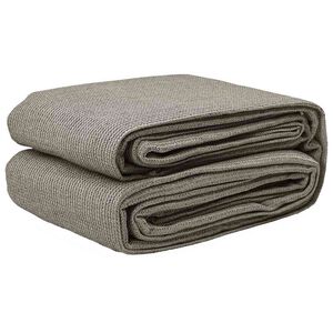 vidaXL Telttamatto Vaaleanharmaa 400 x 250 cm Polyeteeni