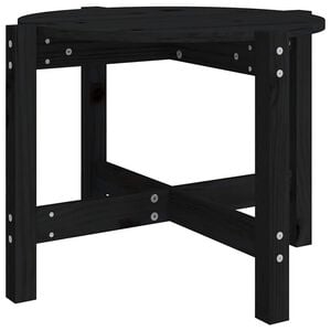vidaXL Sohvap&ouml;yt&auml; musta &Oslash; 62,5x45 cm t&auml;ysi m&auml;nty