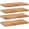 vidaXL Kelluvat hyllyt 4 kpl 80x40x4 cm &ouml;ljytty massiivipuu akaasia