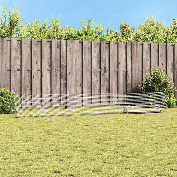 vidaXL Kanah&auml;kki Hopea 430 x 55 x 55 cm Galvanoitu ter&auml;s