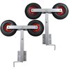 vidaXL Venetrailerin tuplarengas keulantukisarja 2 kpl 59 - 84 cm