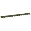 vidaXL Nurmireunus 10 kpl 102 x 4 x 4 cm Ter&auml;s Oliivinvihre&auml;