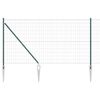 vidaXL Aita ja Tuki Vihre&auml; 1,2 x 10 m Ter&auml;s ja PVC