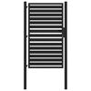 vidaXL Puutarhan portti Lukittava Musta 100x150 cm Alumiini