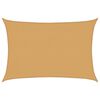 vidaXL Aurinkopurje 160 g/m&sup2; suorakaide hiekka 2,5x3,5 m HDPE