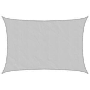 vidaXL Aurinkopurje vaaleanharmaa 3x2 m 100% Oxford polyesteri