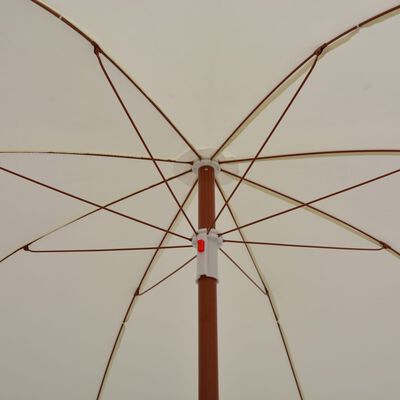 vidaXL Aurinkovarjo terästanko 180 cm hiekka