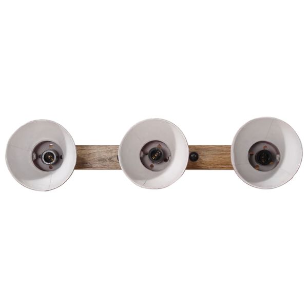 vidaXL Sein&auml;valaisin 25 W vanhennettu punainen 65x25 cm E27