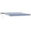vidaXL Manuaalinen markiisin runko LED-valoilla 4 x 2 m