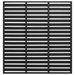 vidaXL Aitapaneeli WPC 180x180 cm musta