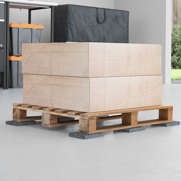 vidaXL Kumirullate Musta Kumi