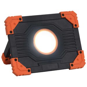 vidaXL Kannettava LED-valonheitin ABS 10 W kylm&auml; valkoinen