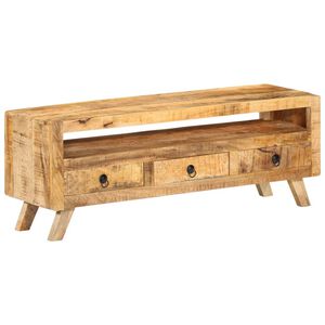 vidaXL TV-taso 110x30x40 cm t&auml;ysi mangopuu