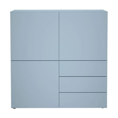 FMD Kaappi 3 laatikkoa ja ovea 99x31,5x101,2 cm sininen