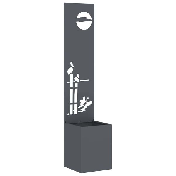 vidaXL Puutarhan yksityisyyden verho Antrasiitti 32 x 140 cm